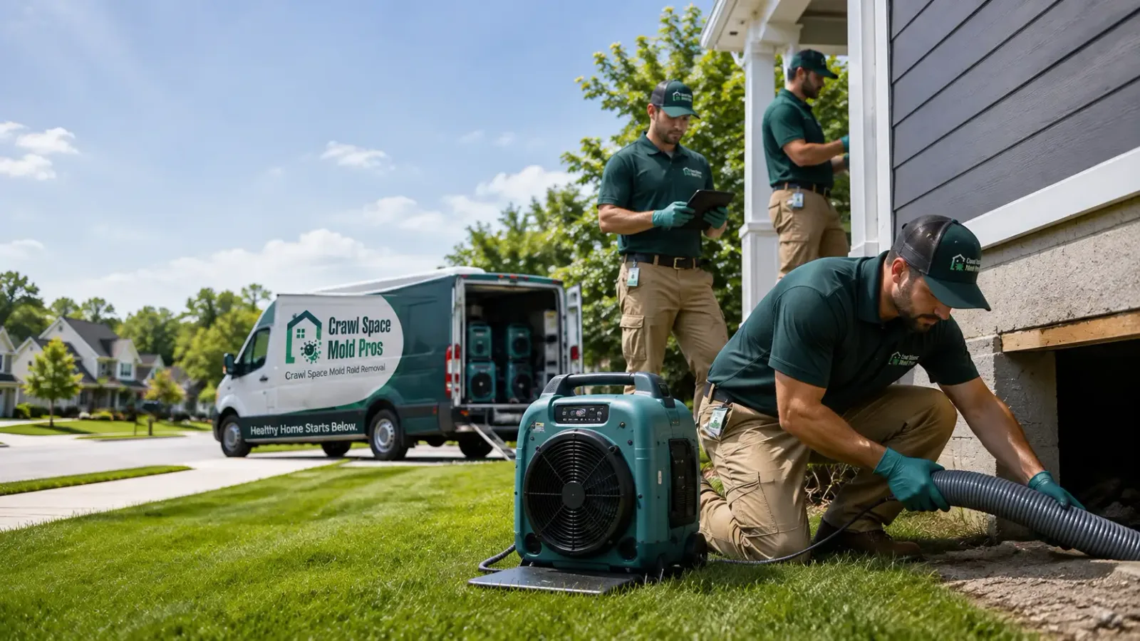 Crawl Space Mold Removal in Bellmont, IL
